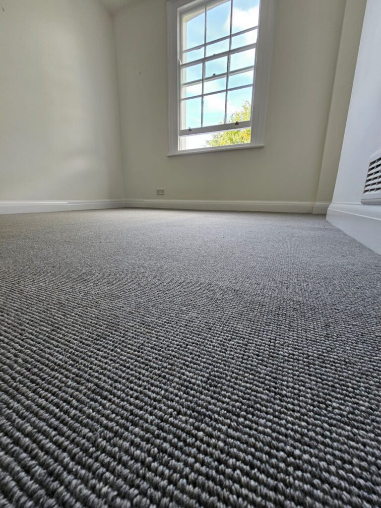 Westex Flooring Croxby Wool Loop Iron Carpet Installation in Islington