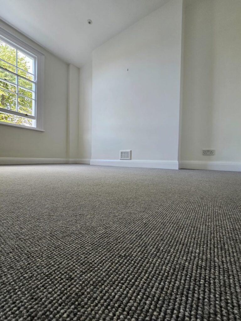 Westex Flooring Croxby Wool Loop Iron Carpet Installation in Islington