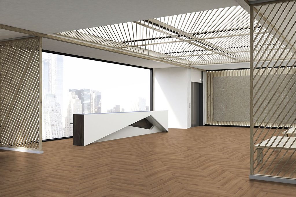 Granorte - SOLIDtrend Ambient Herringbone Barnwood