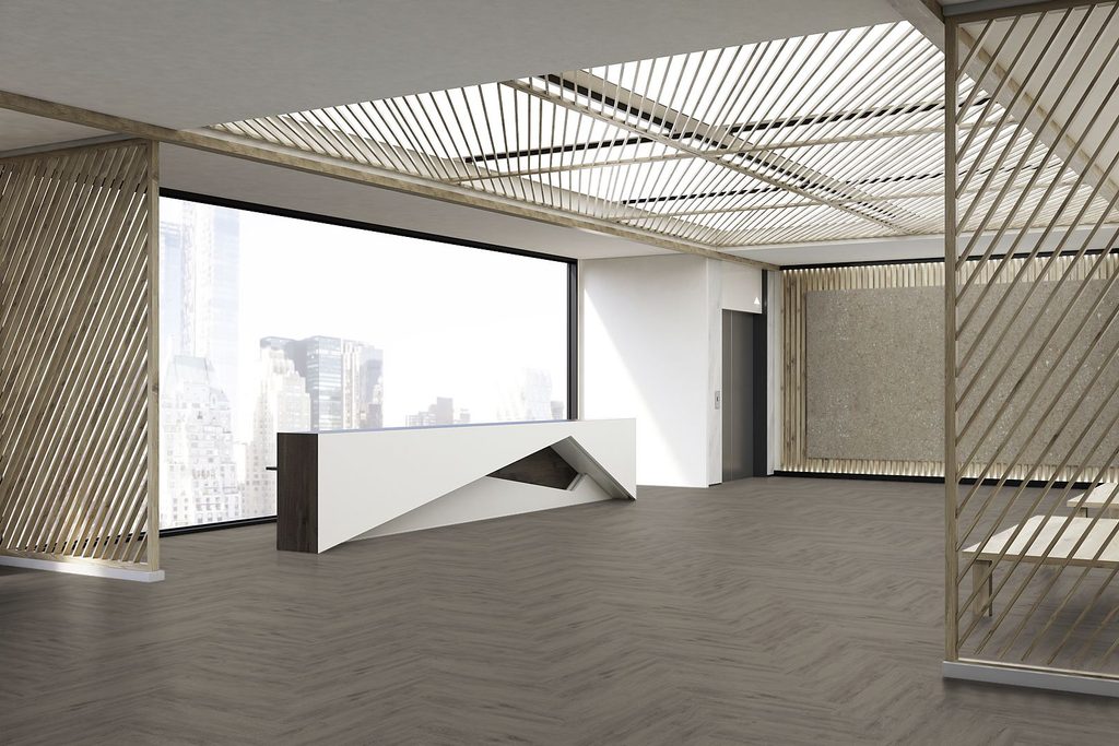 Granorte - SOLIDtrend Ambient Herringbone Soho Grey