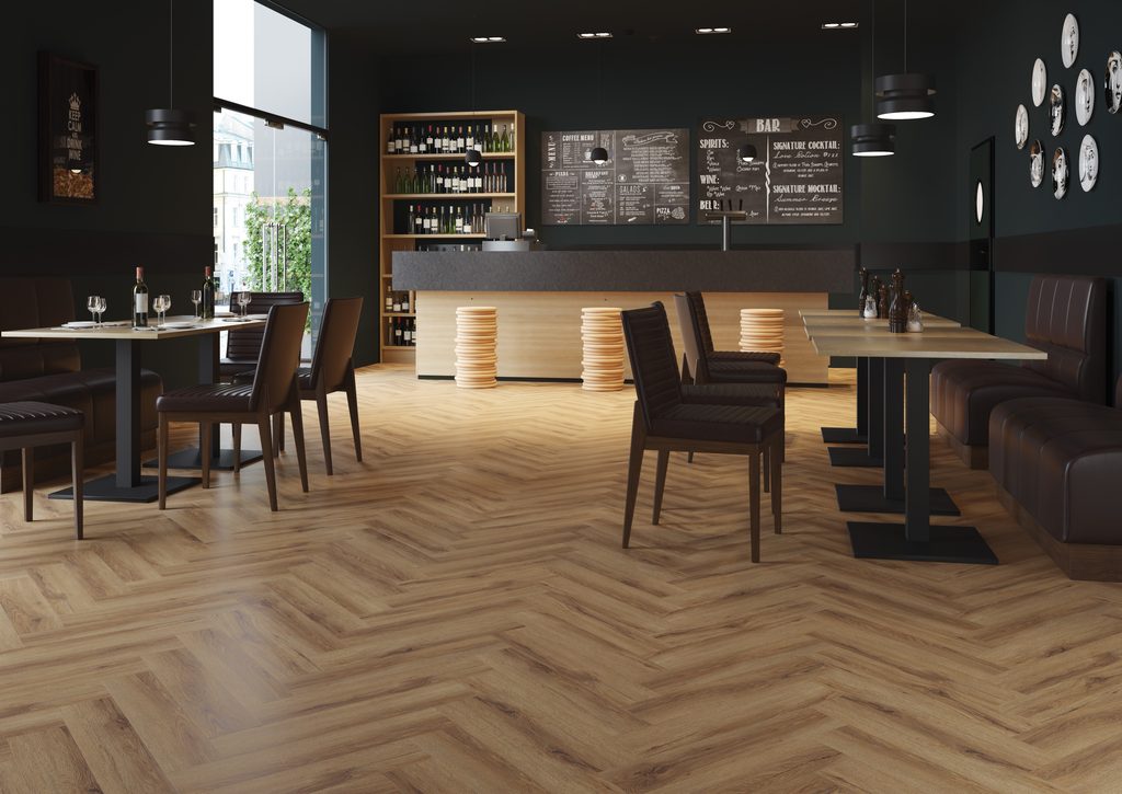 Granorte - SOLIDtrend Ambient Sea Sand Herringbone