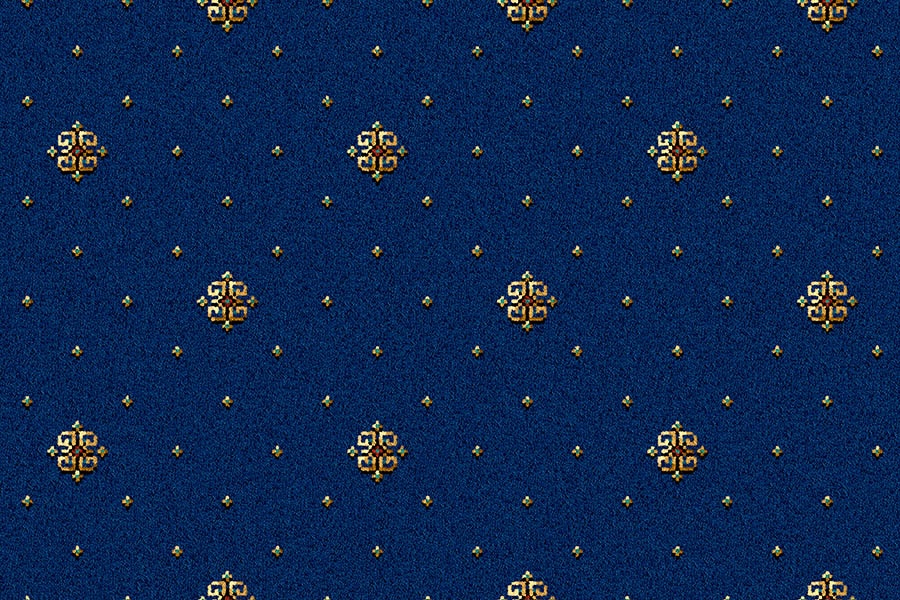 Ulster Carpets Athenia Royalblue Motif