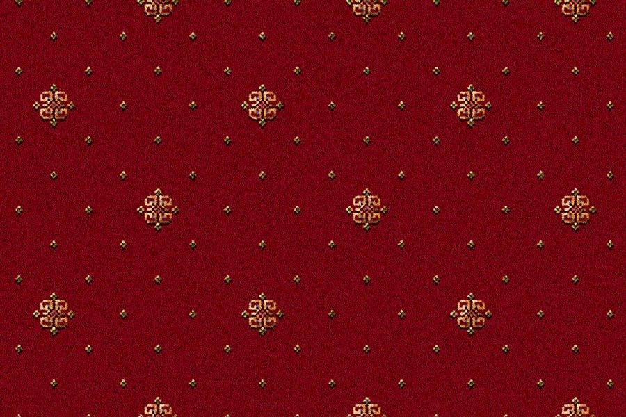 Ulster Carpets Athenia Red Motif