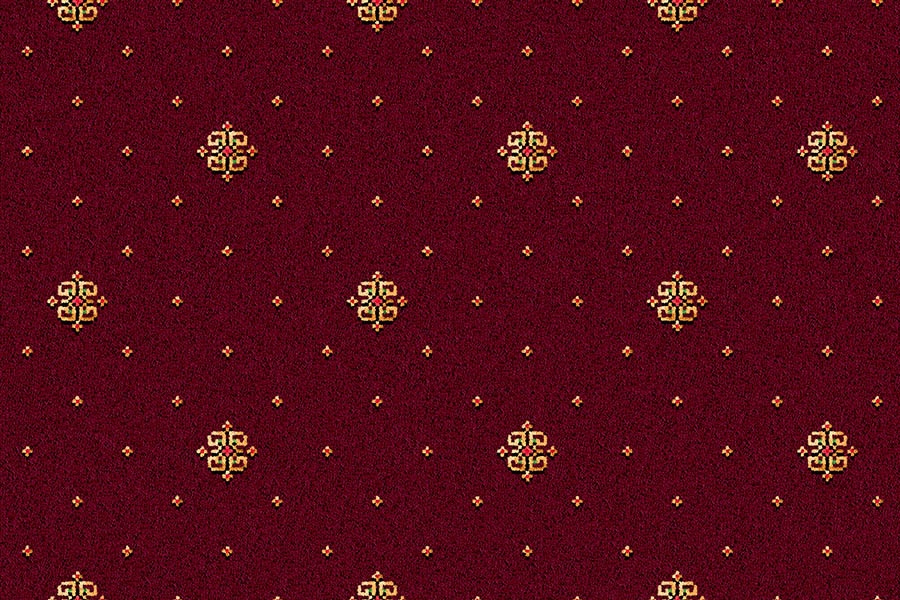 Ulster Carpets Athenia Wine Motif