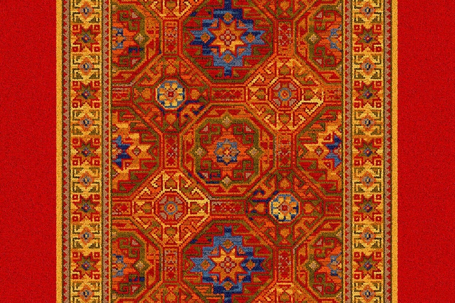 Ulster Carpets Red persian runner