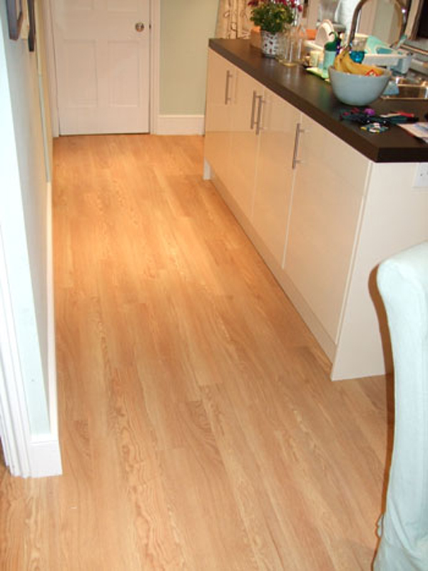Amtico Floor in Kitchen, Luxury Vinyl Tile (LVT) Flooring, Wood Flooring, Home