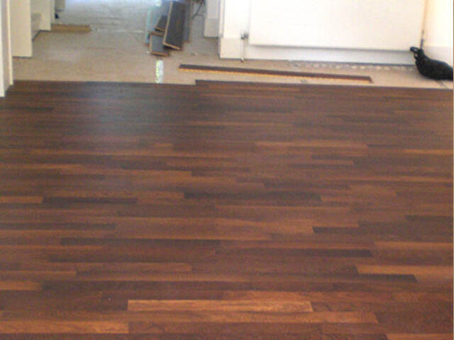 Exotic Wooden Floor Installed In House