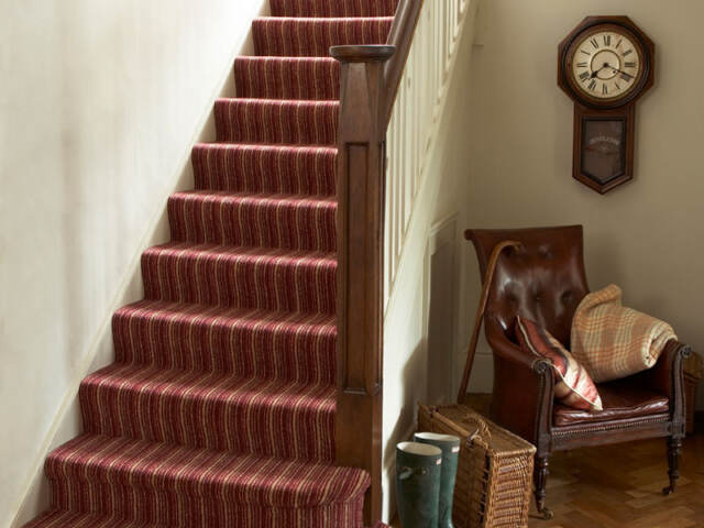 Kingsmead Staircase Rainbow Stripes Carpets