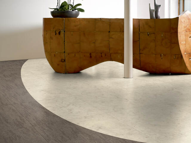 Amtico – Mirabelle Bleu-Cadence Savannah Curved Feature 2012