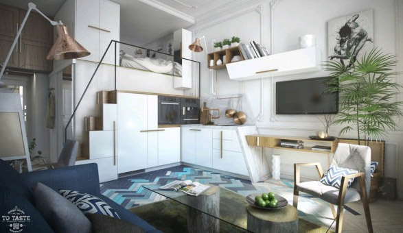 Mirage - Herringbone tricolore 3