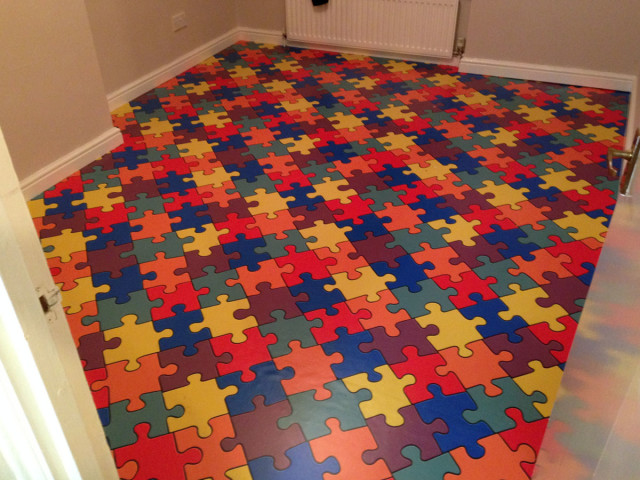 Puzzle Vinyl Flooring