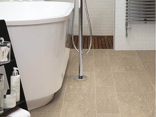 Amtico – Riverstone Quarry-Stria Mineral Stripping-Random Stone