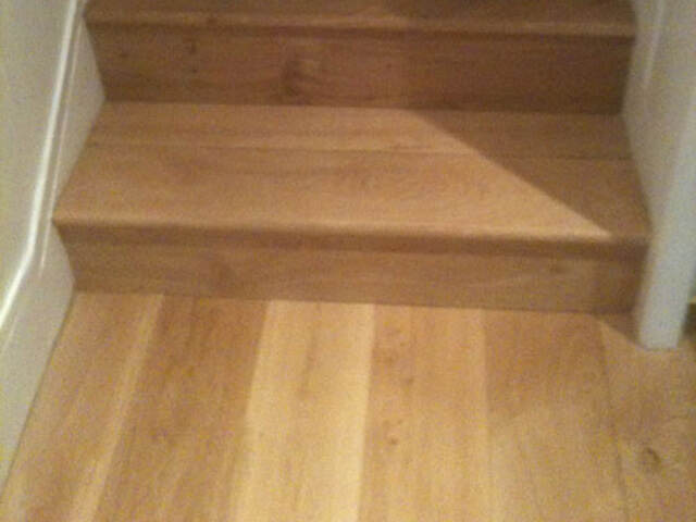 Solid Oak Planks Laid On An Unstable Living Room Floor
