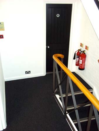 Staircase down from 2nd floor