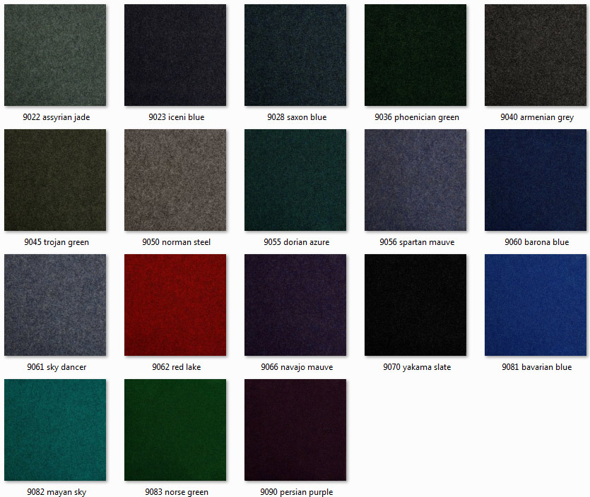 burmatex - fibre bonded - 5500 luxury range