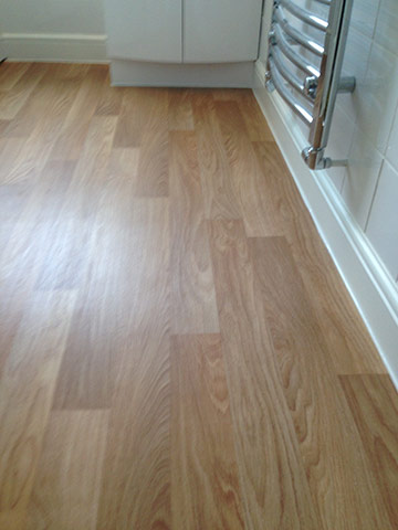 cushioned vinyl job - utility areas 01