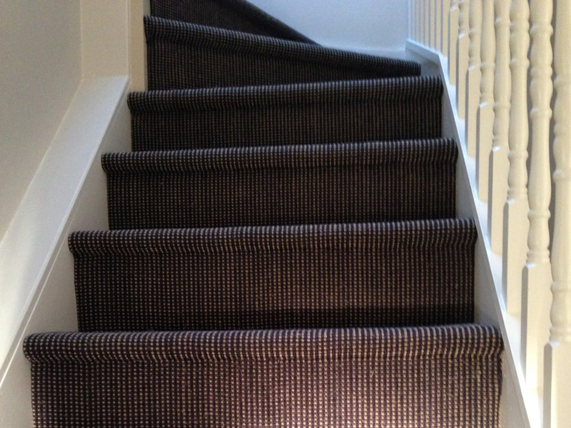 grey carpet stairs
