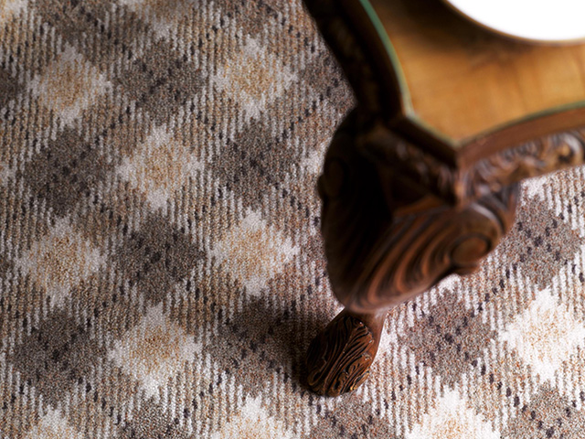 Adam Carpets - Marquette Plaid MP01 Cameo - Carpet