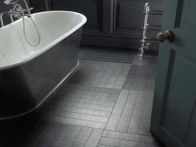Amtico Back to Black Vamp - Luxury Vinyl Tile (LVT) Flooring - Vinyl Flooring Amtico Back to Black Vamp - Luxury Vinyl Tile (LVT) Flooring - Vinyl Flooring