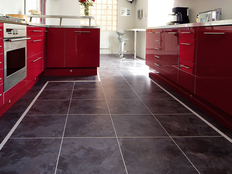 Karndean - Da Vinci Stone Tiles - CC06 Graphite - Luxury Vinyl Tile (LVT) Flooring - Porcelain Tile Flooring - Vinyl Flooring Karndean - Da Vinci Stone Tiles - CC06 Graphite - Luxury Vinyl Tile (LVT) Flooring - Porcelain Tile Flooring - Vinyl Flooring
