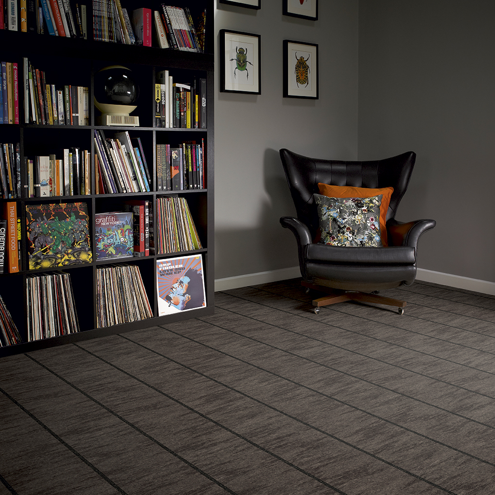Amtico - Cadence Delta - Fragment Abyss Stripping - Luxury Vinyl Tile (LVT) Flooring - Vinyl Flooring - Wood Flooring