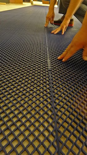 Coba Flooring - Mats for Leisure - Diamond Grid Leisure - Subfloor Preparation