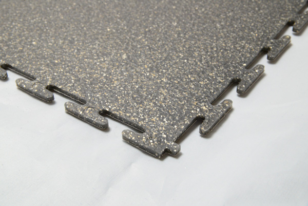 Ecotile Flooring - E500 Decorative - Porcelain Tile Flooring - Rubber Flooring