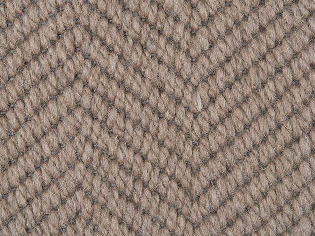 Fibre Flooring - Wool Herringbone Pigeon - Carpet