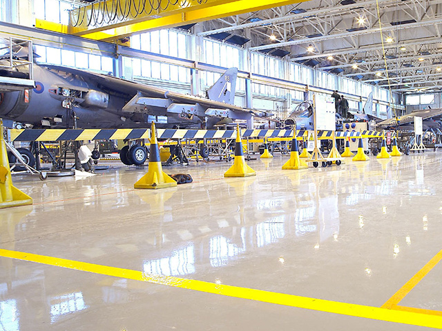 Flowcrete - RAF Cottesmore - Flowshield - Resin Flooring
