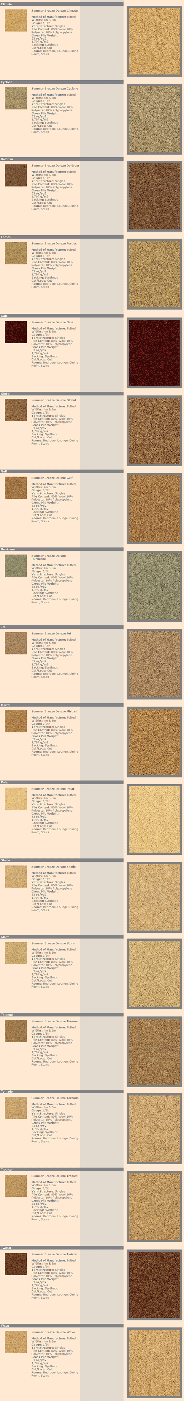 Gaskell Woolrich Summer Breeze Deluxe - Carpet