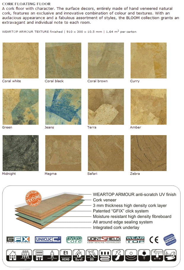 Granorte - Bloom Range - Cork Flooring