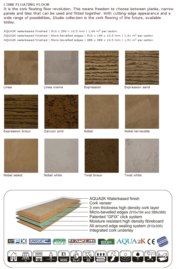 Granorte - Studio Range - Cork Flooring
