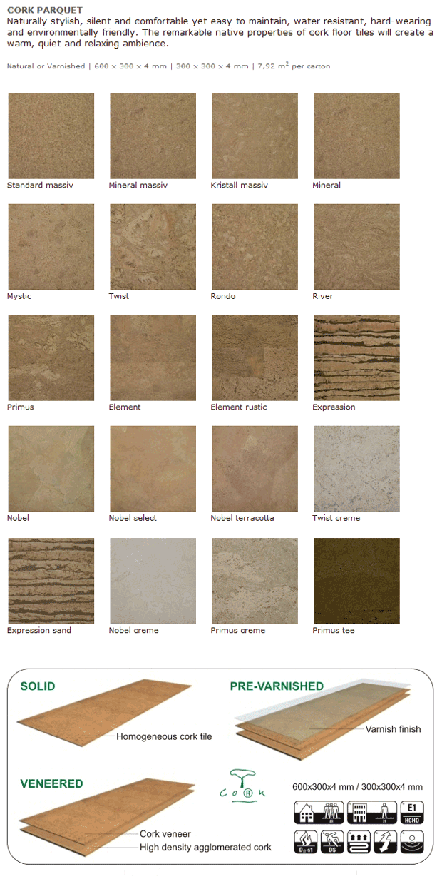 Granorte - Traditional Range - Cork Flooring