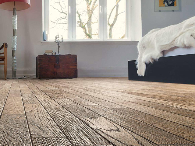 Haro - Parquet - Oak Tobacco Grey Retro Brushed 3D - Wood Flooring