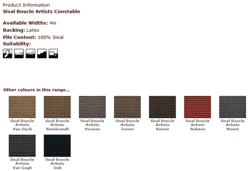 Kersaint Kobb - Sisal Boucle Artists Constable - Carpet - Wood Flooring