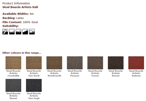 Kersaint Kobb - Sisal Boucle Artists Dali - Carpet - Wood Flooring
