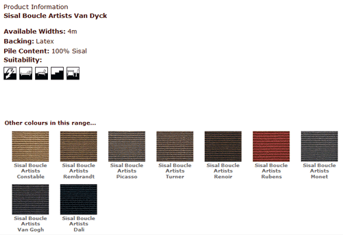 Kersaint Kobb - Sisal Boucle Artists Van Dyck - Carpet - Wood Flooring