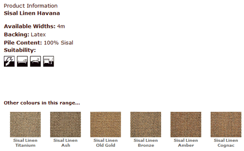Kersaint Kobb - Sisal Linen Havana - Carpet - Wood Flooring