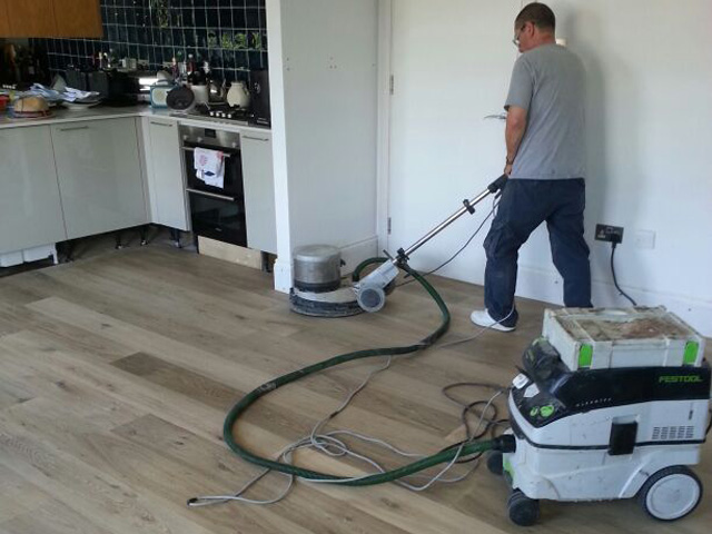 Kitchen Hardwood Flooring - Floor Sanding & Sealing - Ealing - Home - Residential