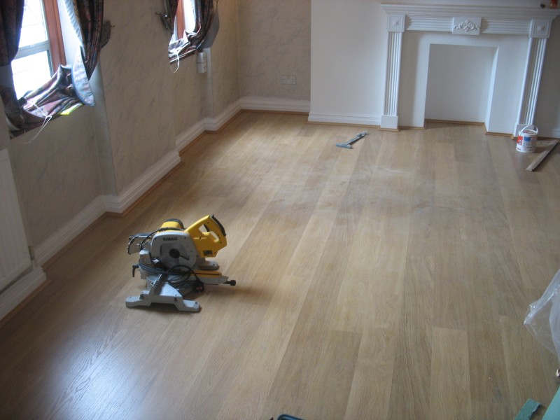 Living Room - Baker Street Job - Wood Flooring - Home - Residential