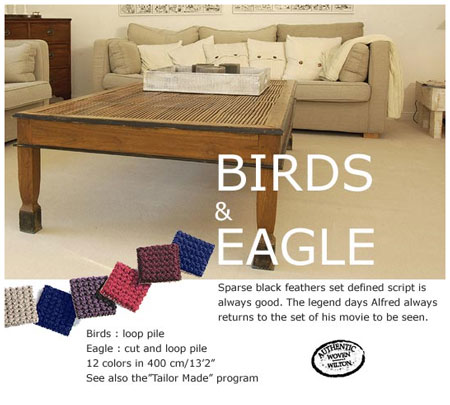 Louis De Poorteere Birds and Eagles - Carpet