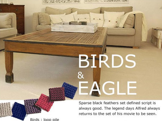 Louis De Poorteere Birds and Eagles - Carpet