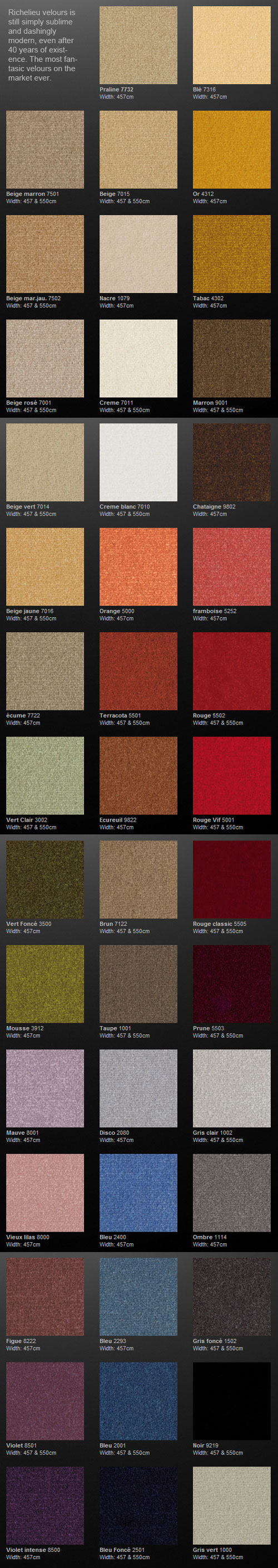 Louis De Poorteere Broadloom Richelieu Velours - Carpet