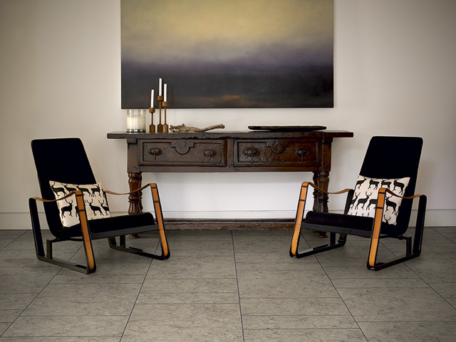 Amtico - Lulworth Stone - Shimmer Felt Stripping Staggered Block Repeat - Luxury Vinyl Tile (LVT) Flooring - Vinyl Flooring - Wood Flooring