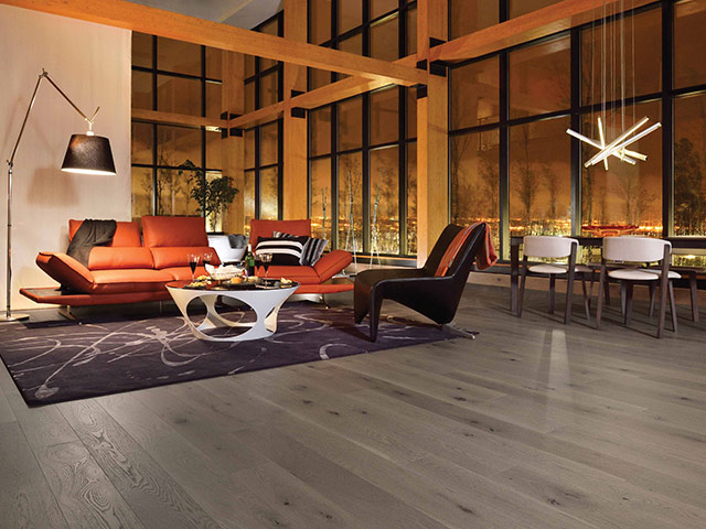 Mirage - Flair - White Oak Heavy Character Dark Leaf - Wood Flooring