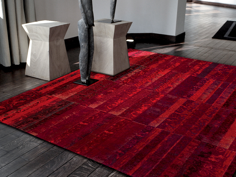 Louis De Poortere - Vintage - Mosaic Red - Carpet