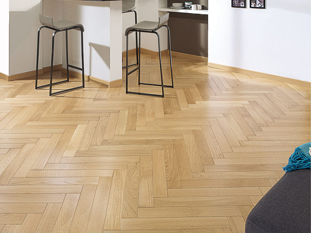 Panaget - Chene CL Nat Satine BR90 - Wood Flooring