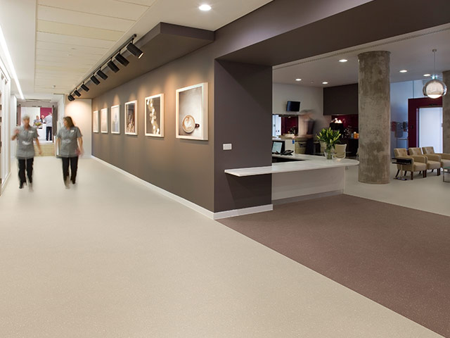 Polyflor - Polysafe Verona PUR - Biscotti - Chocolate Chip - Vinyl Flooring