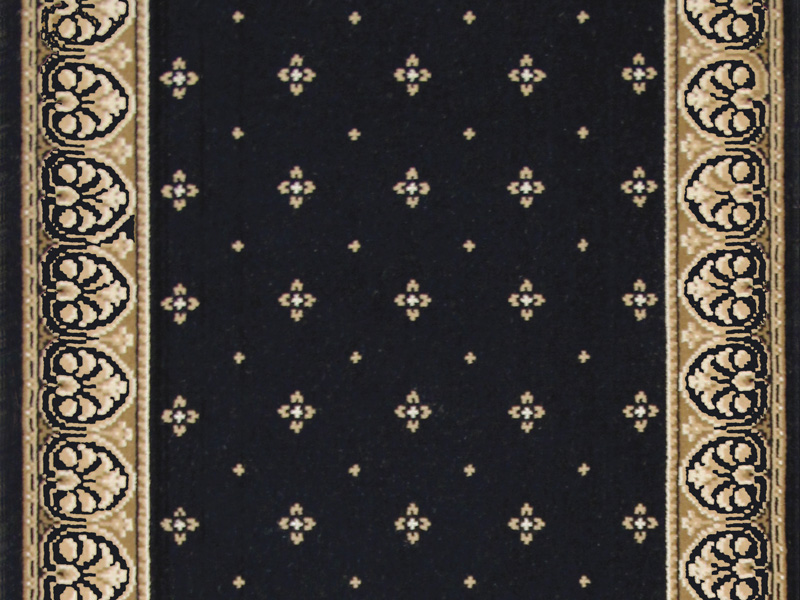 Louis De Poortere Carpets - Royal Black - Carpet