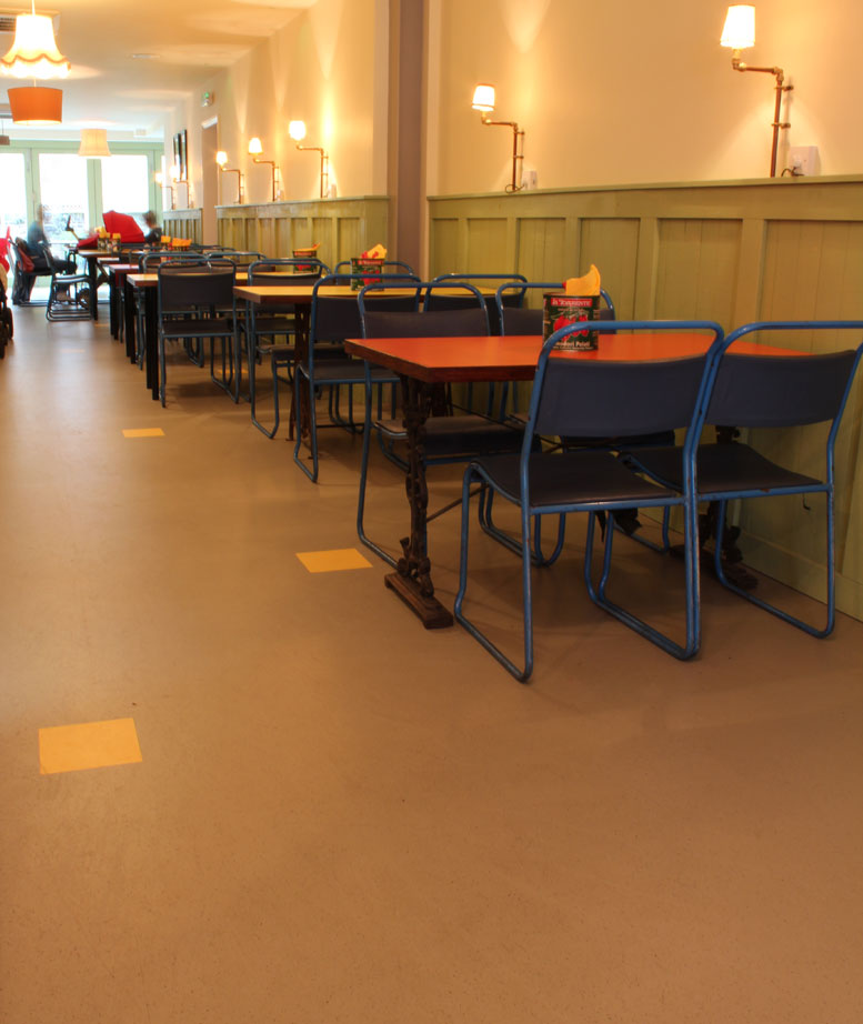 Sweet Thursday Restaurant - Rubber Flooring - Hospitality - Commercial